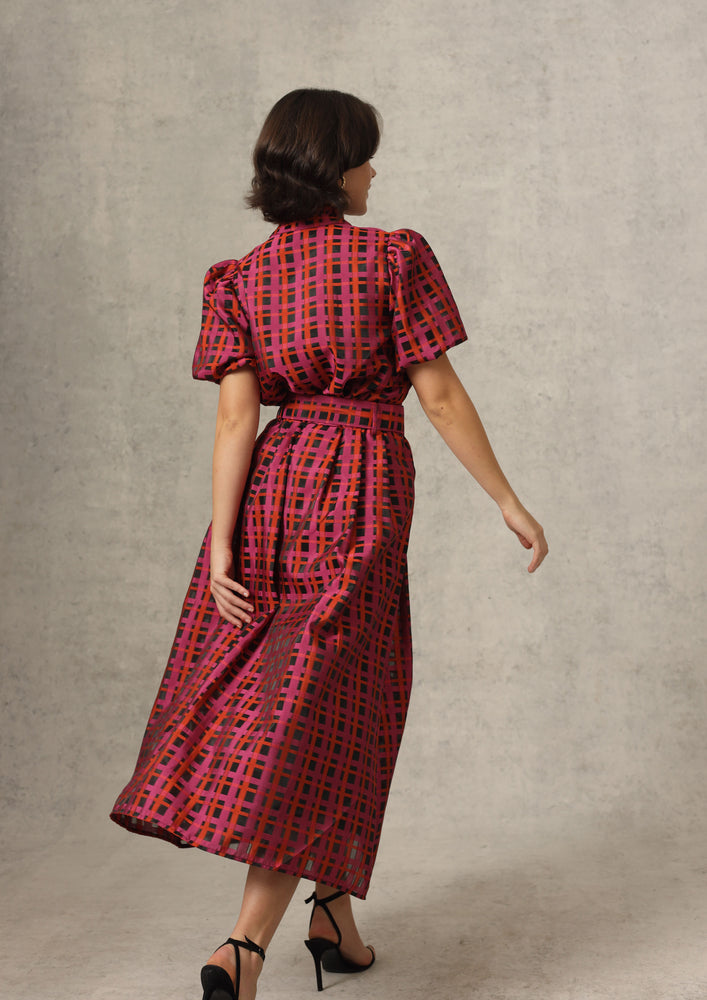 Aida Blouse - Crimson