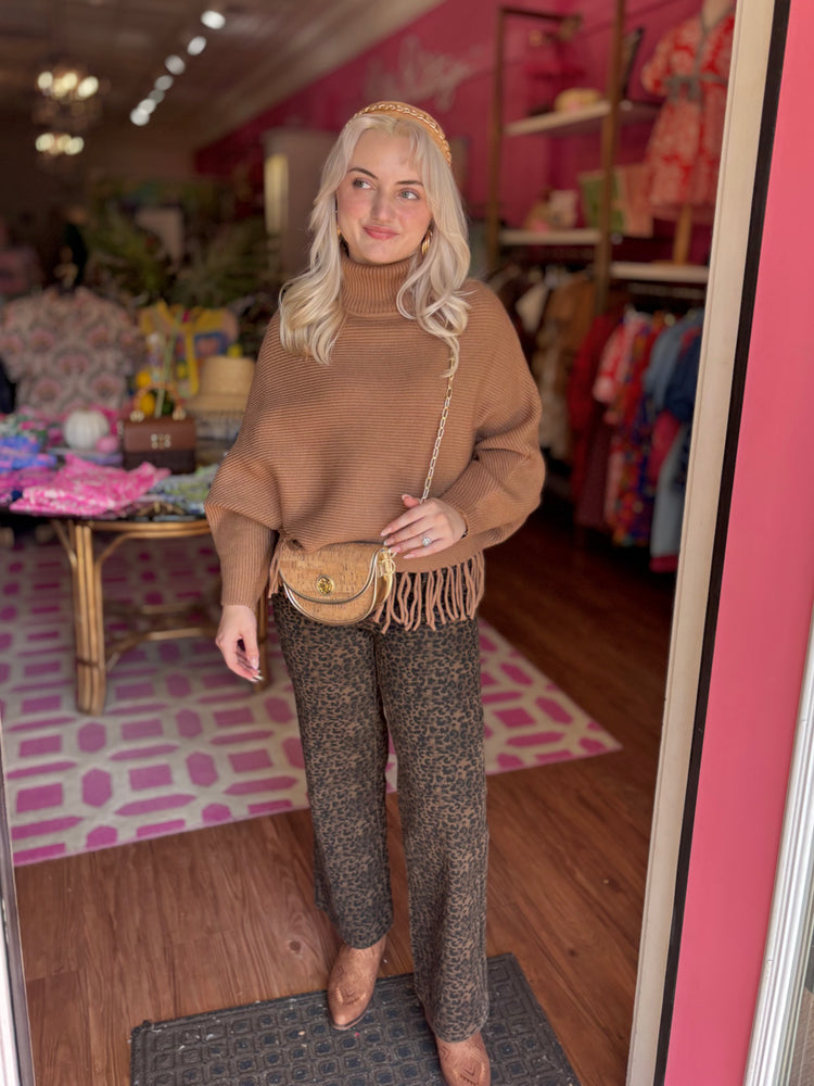 Young Ladies Woven Pants - Brown