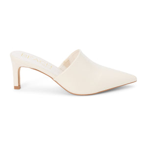 Garrett Heeled Mule Ivory