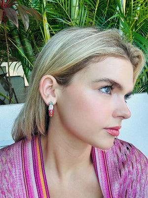 Izzie Hoop Earrings - Multi