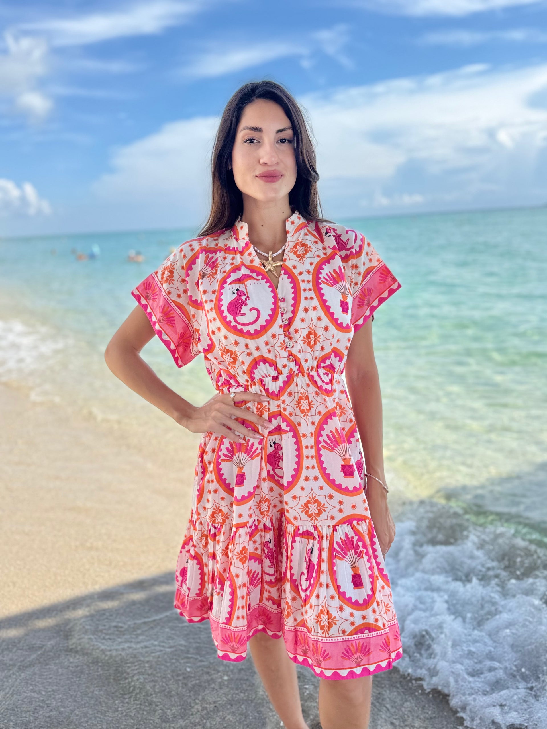 chinoiserie mini dress birds of a feather mini dress