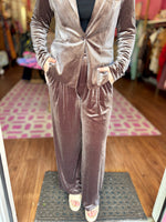 Ladies Knitted Pants - Brown