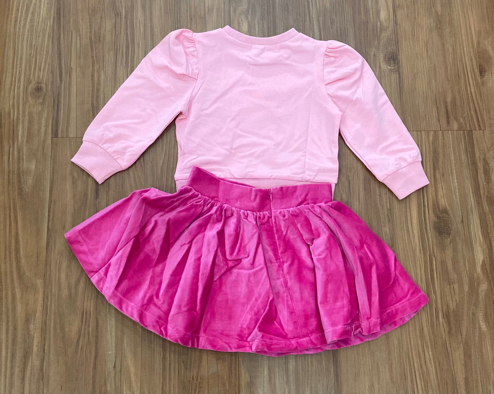 Lily Long Sleeve Shirt - Pink Heart
