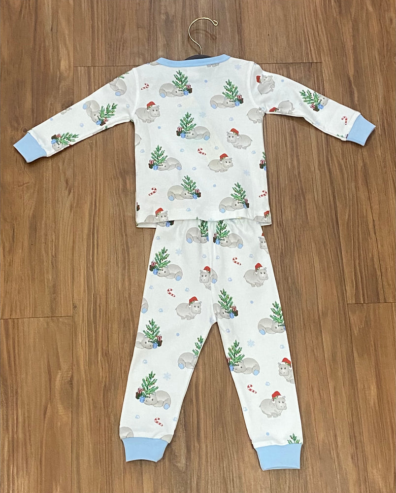 Pima Boy Hippo LS 2 Piece PJ