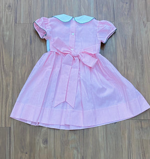 Rosie Smocked Dress - Tree/Pink