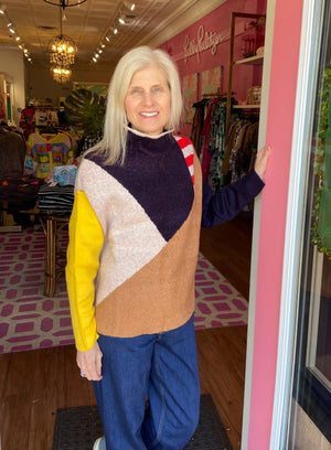 LS Pattern Knit Sweater