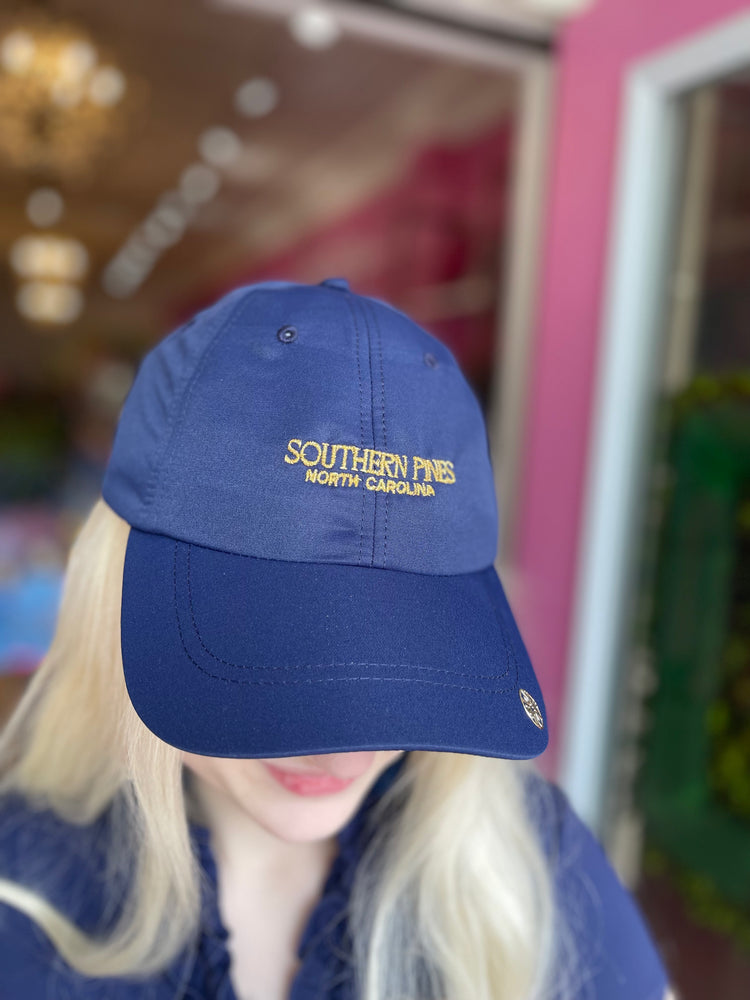 Embroidered Run Around Hat - True Navy