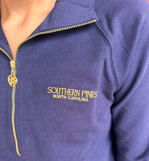 Embroidered UPF 50+ Skipper Popover - True Navy