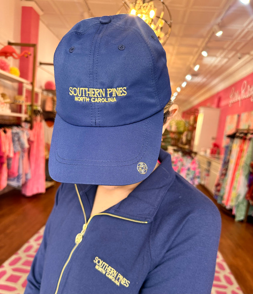 Embroidered Run Around Hat - True Navy