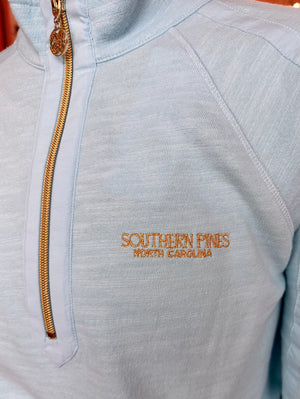 Embroidered Ashlee Pullover - Fresh Water