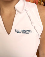 Embroidered Martina Polo - Resort White