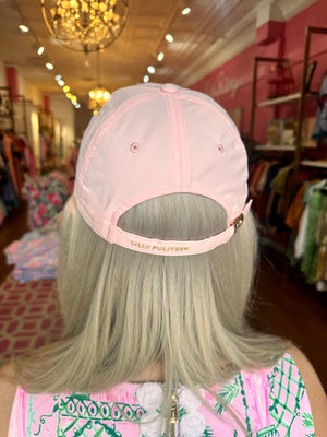 Embroidered Run Around Hat - Pink Muse