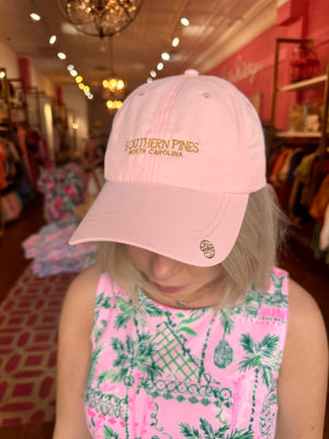 Embroidered Run Around Hat - Pink Muse