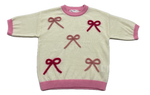 Iris Sweater - Pink Bows