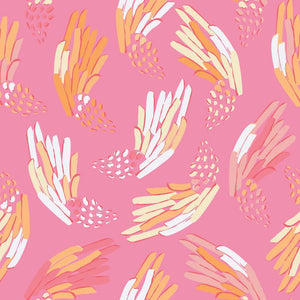 Rhodes Dress Peony Wings