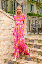 Taylor Dress Magenta Wings