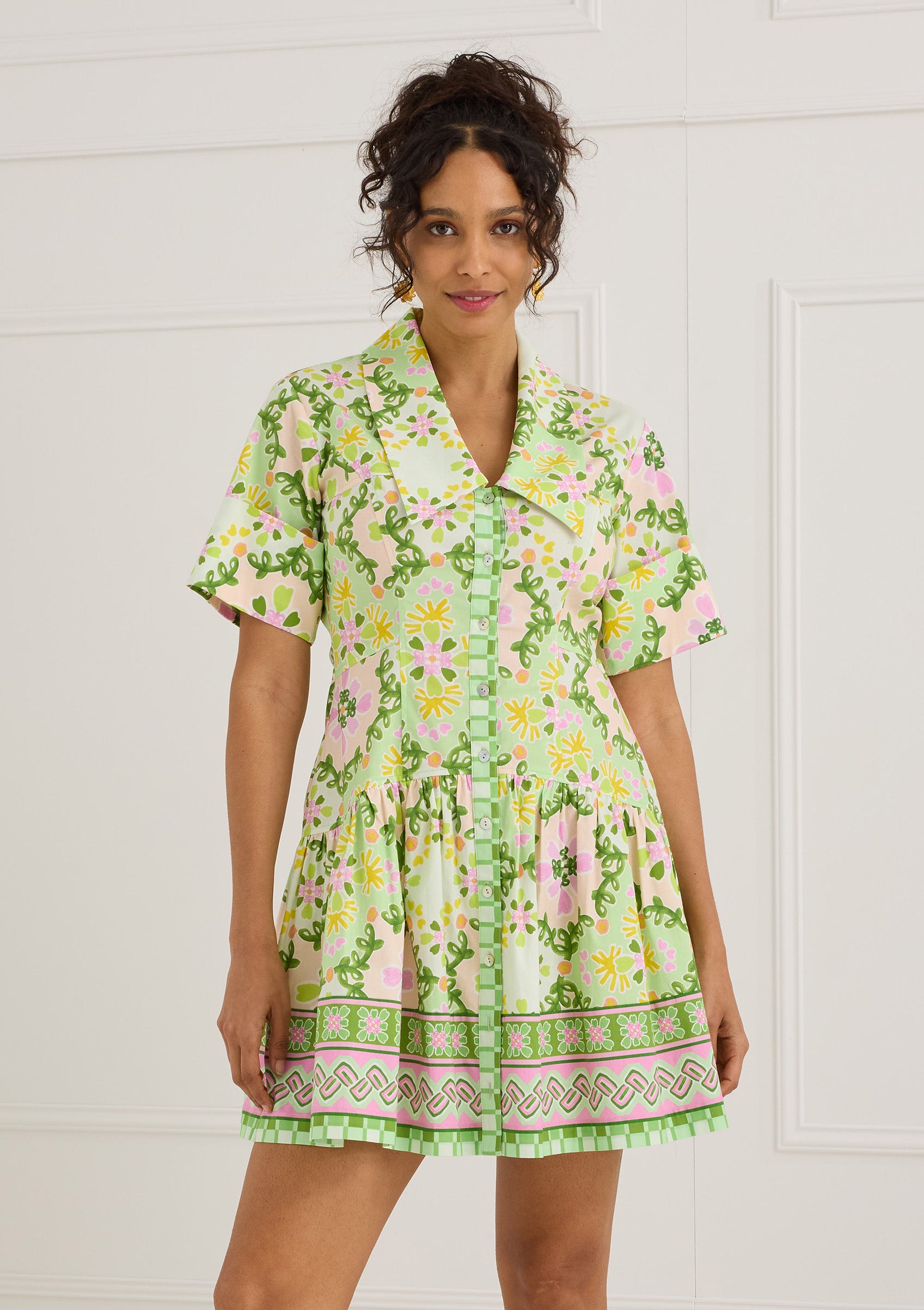 The Julia Dress GREEN CLOVER CANVAS / M The Julia Dress GREEN CLOVER CANVAS / M