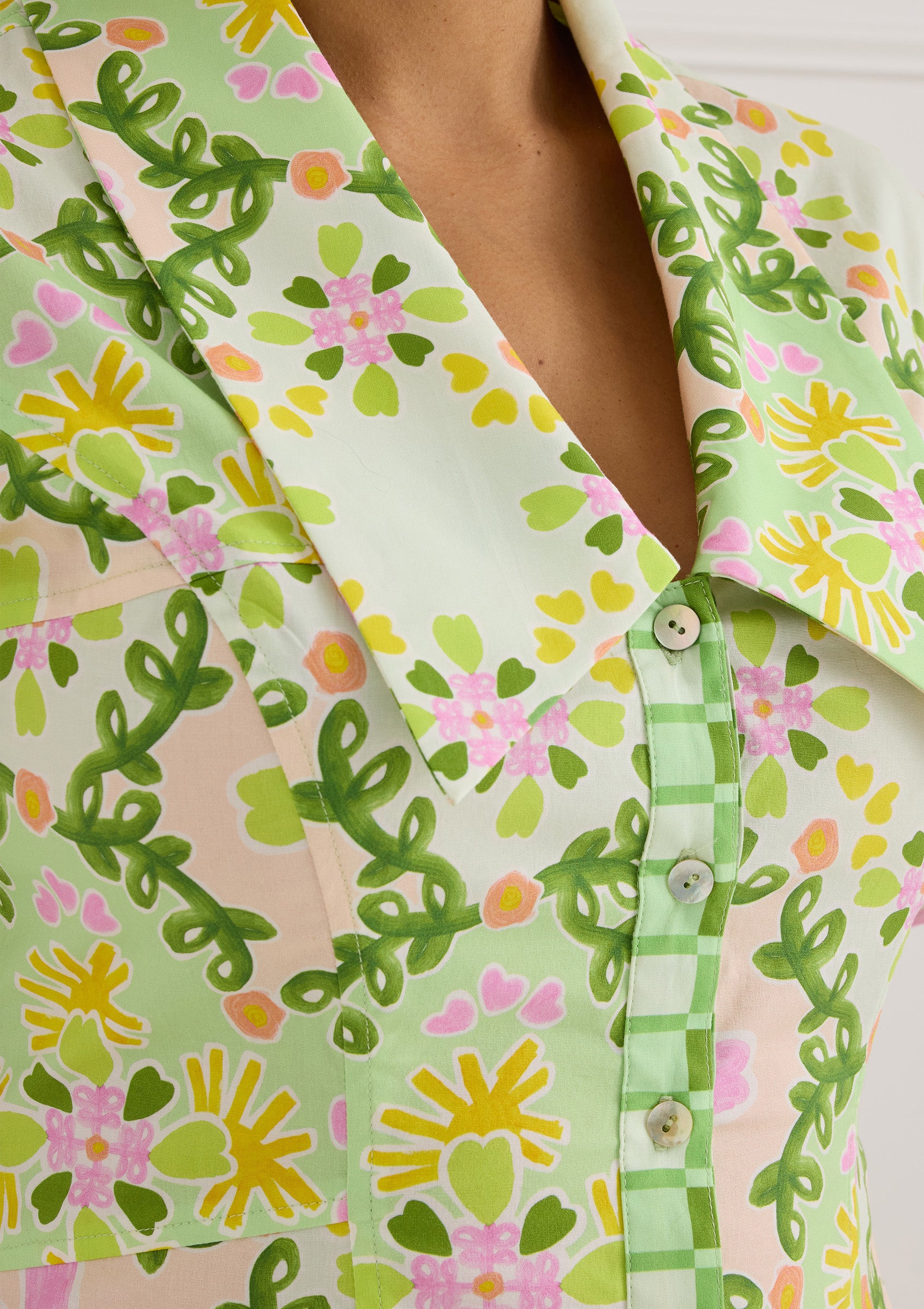 The Julia Dress GREEN CLOVER CANVAS / M The Julia Dress GREEN CLOVER CANVAS / M
