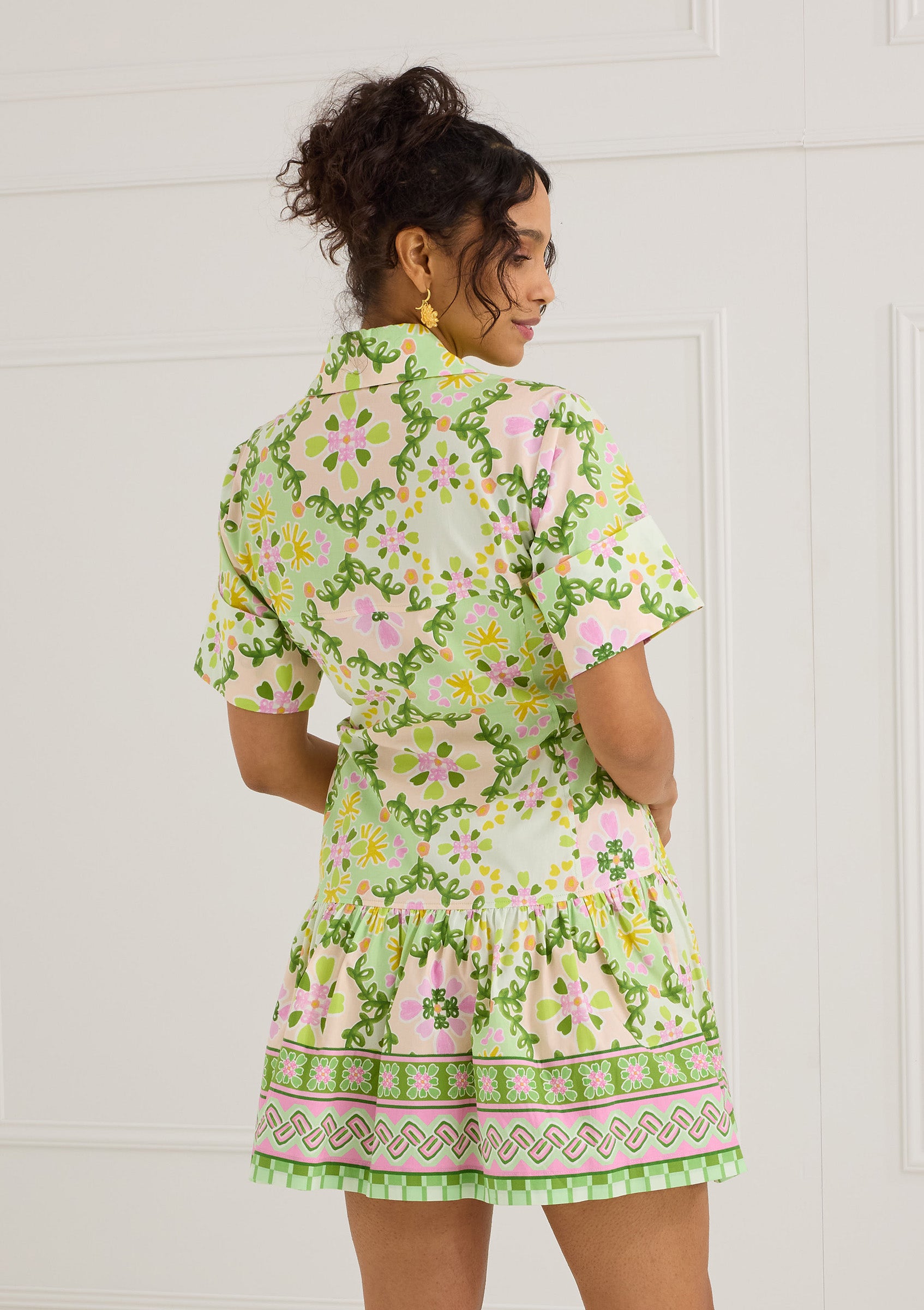 The Julia Dress GREEN CLOVER CANVAS / M The Julia Dress GREEN CLOVER CANVAS / M