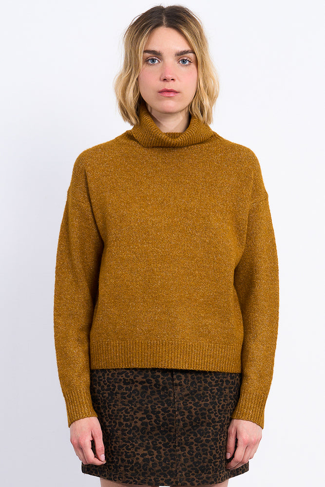Young Ladies Knitted Sweater - Camel