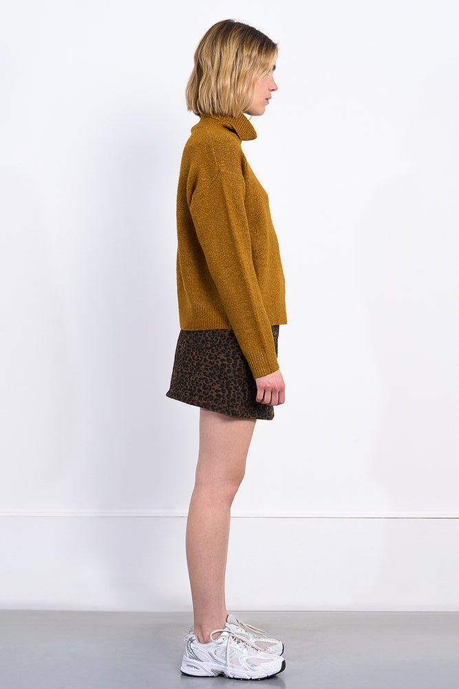 Young Ladies Knitted Sweater - Camel