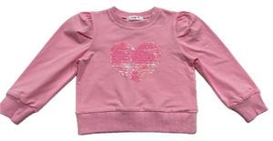 Lily Long Sleeve Shirt - Pink Heart