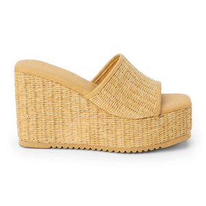 Marche Wedge - Tan