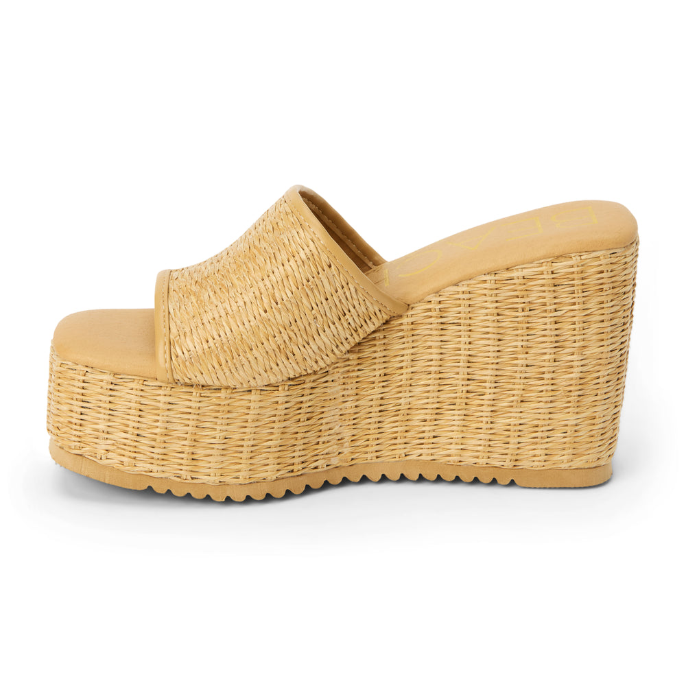 Marche Wedge - Tan