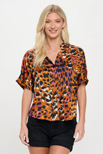 Kaii Top - Leopard Rust