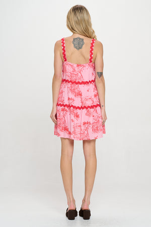 Sunset Cottage Ric Rat Detailed Dress