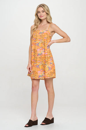 Golden Shoreline Cami Dress
