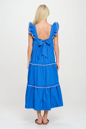 Azure Oasis Maxi Dress