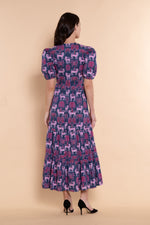 Margot Dress - Mulberry Rainforest