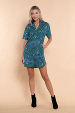 Rhodes Dress - Emerald Lynx