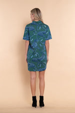 Rhodes Dress - Emerald Lynx