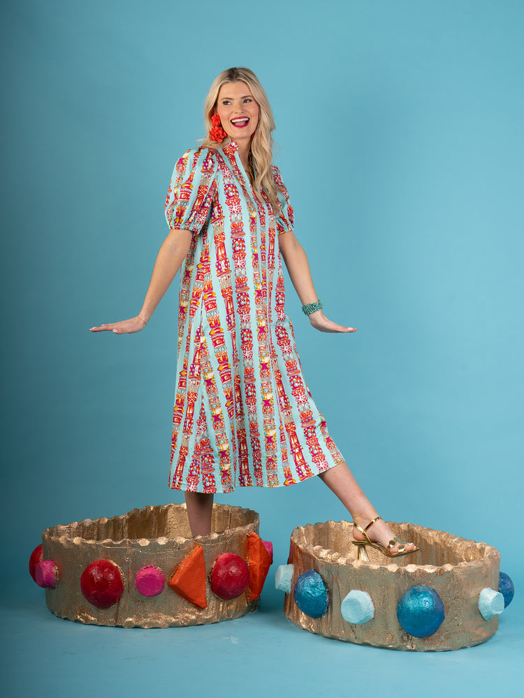 Hampton Dress - Iconic Iris