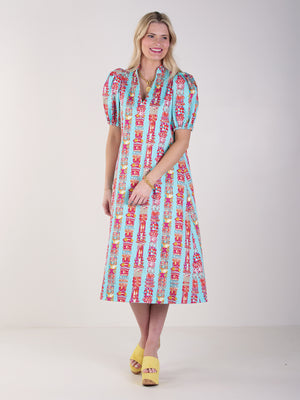 Hampton Dress - Iconic Iris