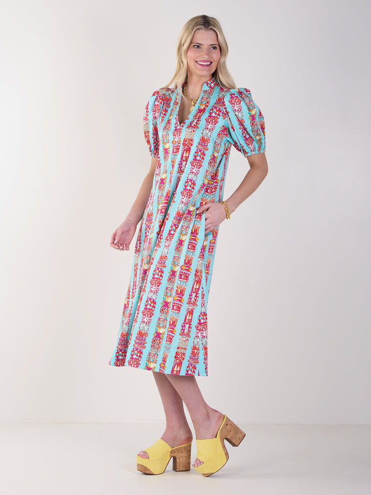 Hampton Dress - Iconic Iris