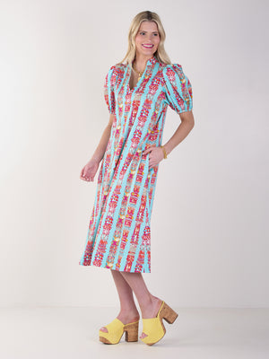 Hampton Dress - Iconic Iris