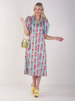 Hampton Dress - Iconic Iris
