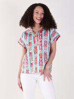 Poppy Pullover - Iconic Iris