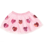 Girls Sequin Heart Valentine's Day Tutu