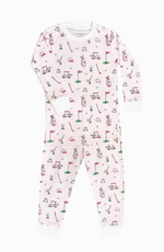 Golf Girl Two Piece Pajamas - Pink