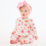 Baby PJ Onesie Little Pumpkin