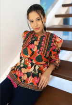 Victoria Top - Scarlet