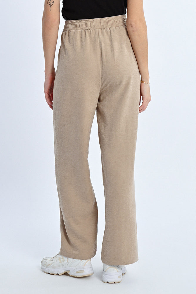 Ladies Woven Pants - Beige