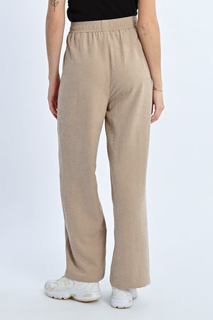 Ladies Woven Pants - Beige