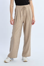 Ladies Woven Pants - Beige