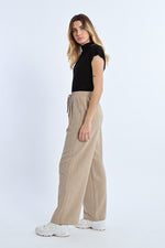 Ladies Woven Pants - Beige