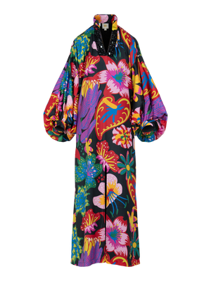 Fiona Dress - Midnight Garden